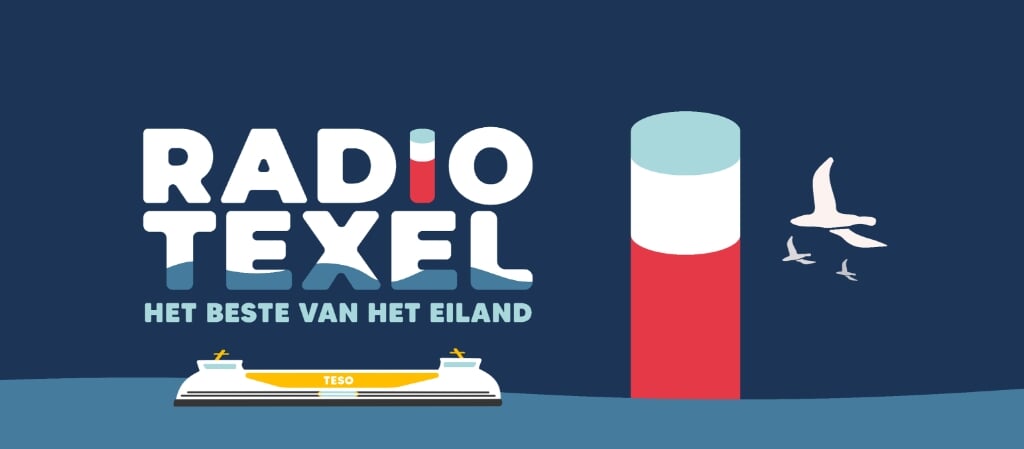 Het nieuwe beeld van Radio Texel.