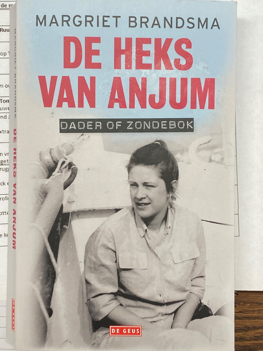 Omslag van het boek over Marjan van der E., 'De Heks van Anjum'.