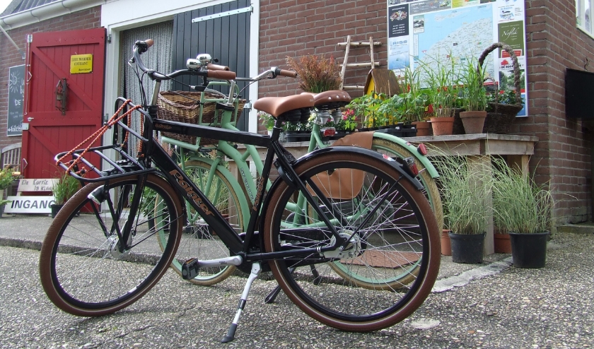 De Winkeltjesroute kan per fiets worden afgelegd.