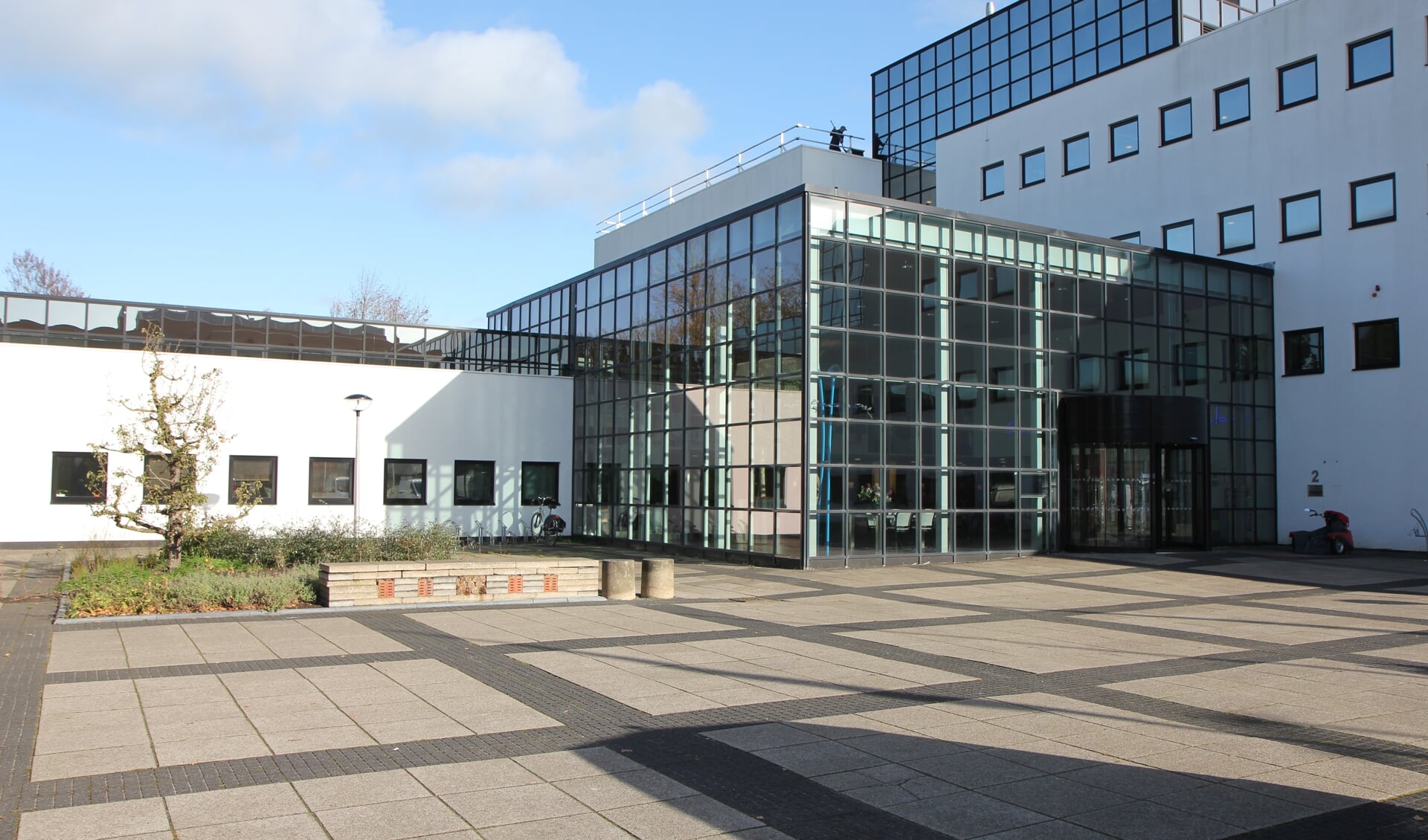 Het gemeentehuis van Smallingerland in Drachten.