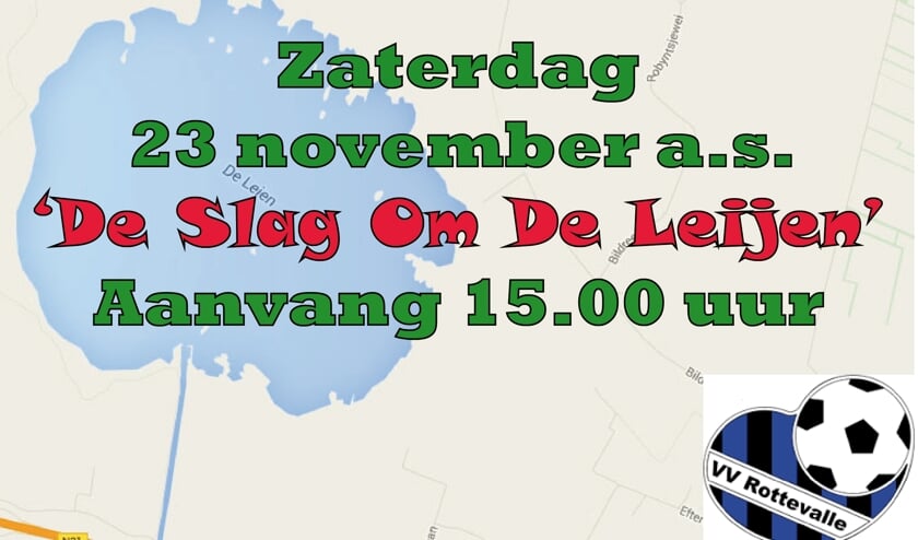 De aankondiging van de competitiederby.