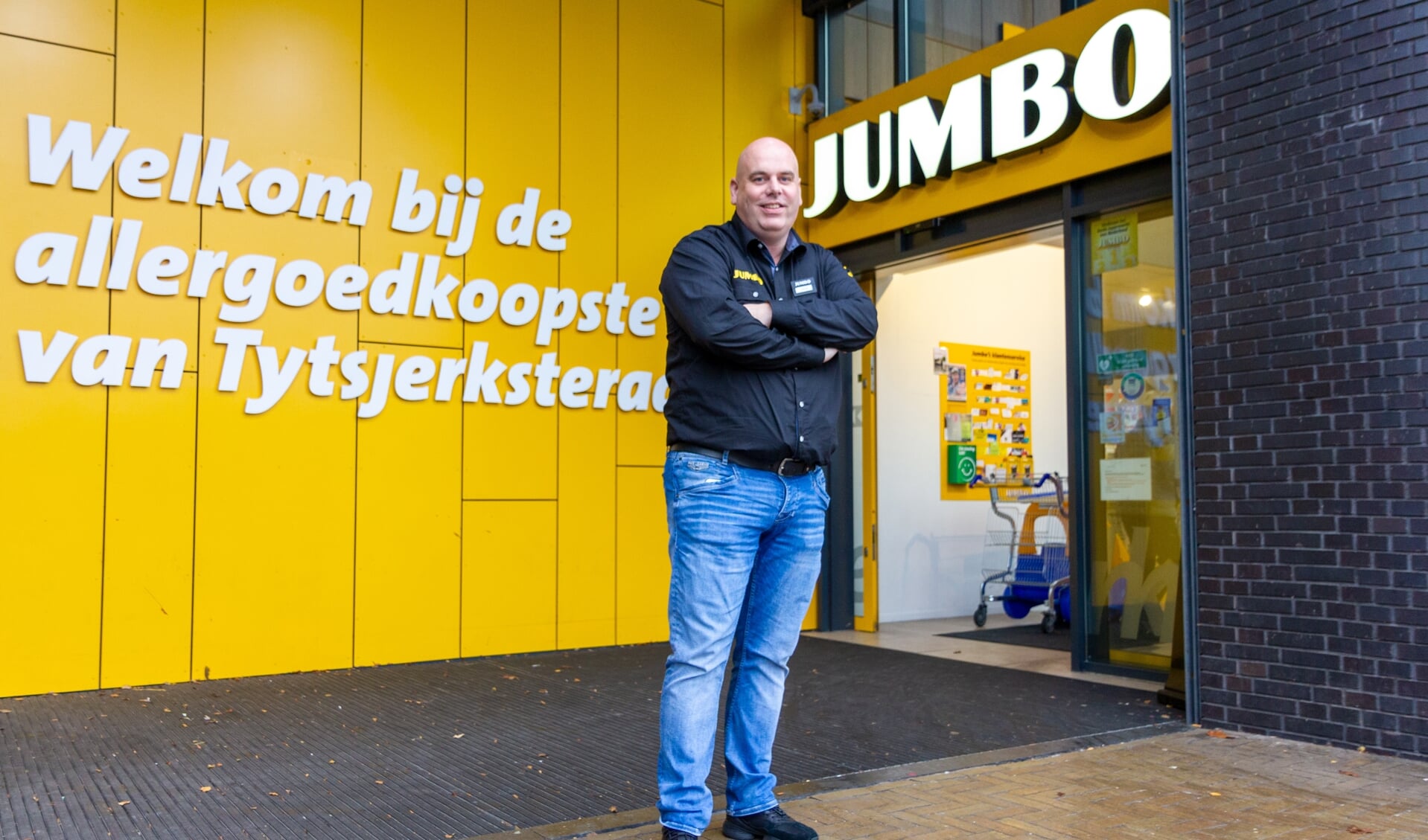 Bedrijfsleider Johan Postma heet u van harte welkom bij Jumbo Burgum.