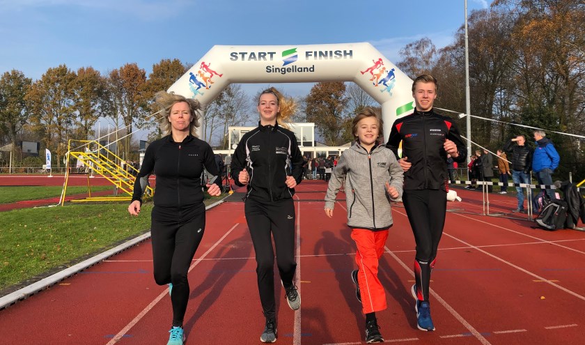 De familie Talstra deed mee met de Singelland Family Run.