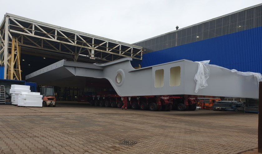 De nieuwste brug gemaakt door Solidd Steel Structures in Sumar, bijna klaar voor transport.