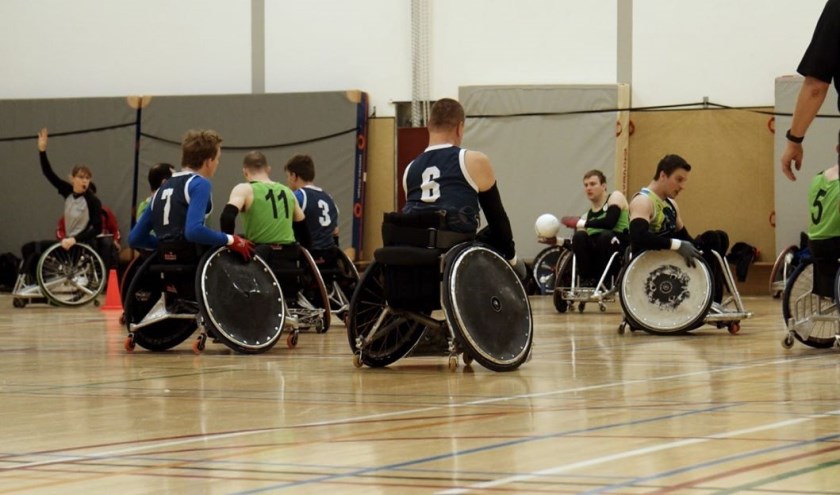 Rolstoelrugby van de Quad Fighters