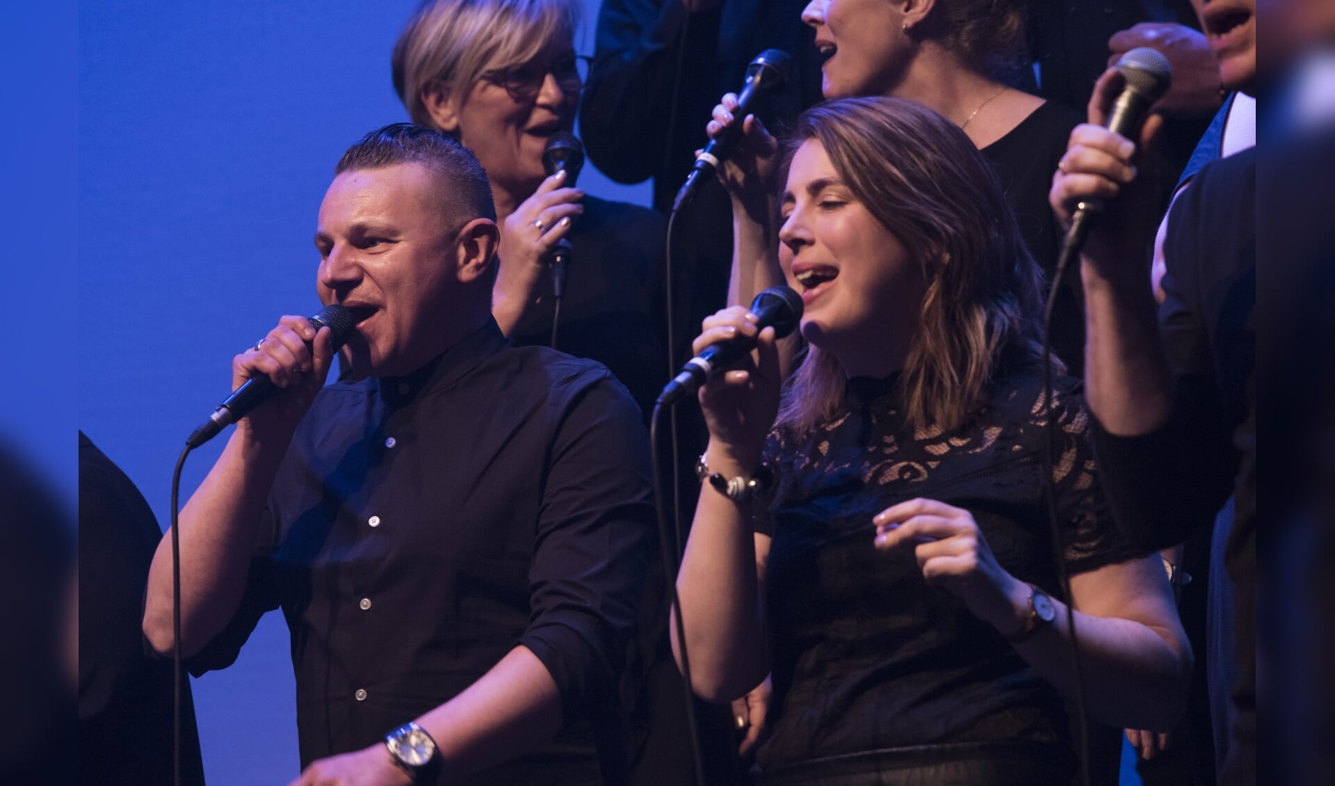 Een repetitie van Joy for People Gospel Choir uit Dokkum.