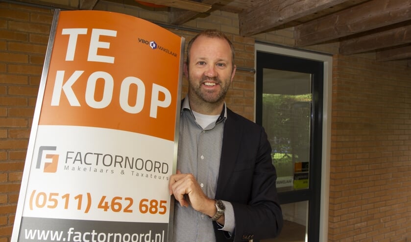 Otto Minnema van Factornoord Makelaars & Taxateurs. "Voor een succesvolle verkoop verdiepen wij ons in de potentiële koper."