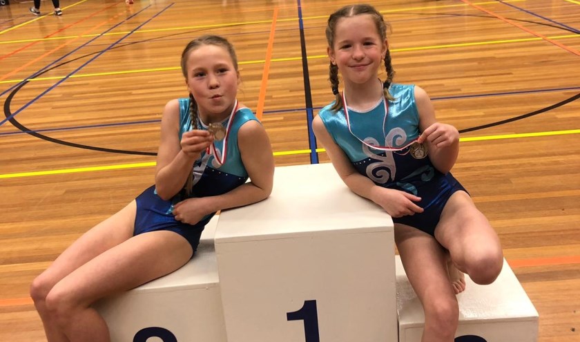 Anouk Delfstra en Anneke Wellinga wonnen zilver.