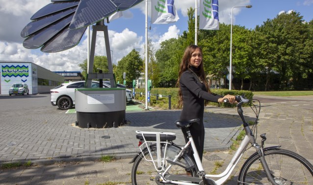 Mirjam Marinus van Friesland Lease in Drachten is enthousiast over het nieuwste product. Een vitaliteitscheck is mogelijk voor iedereen die een fiets least. "Wij hebben klanten in heel Nederland." 