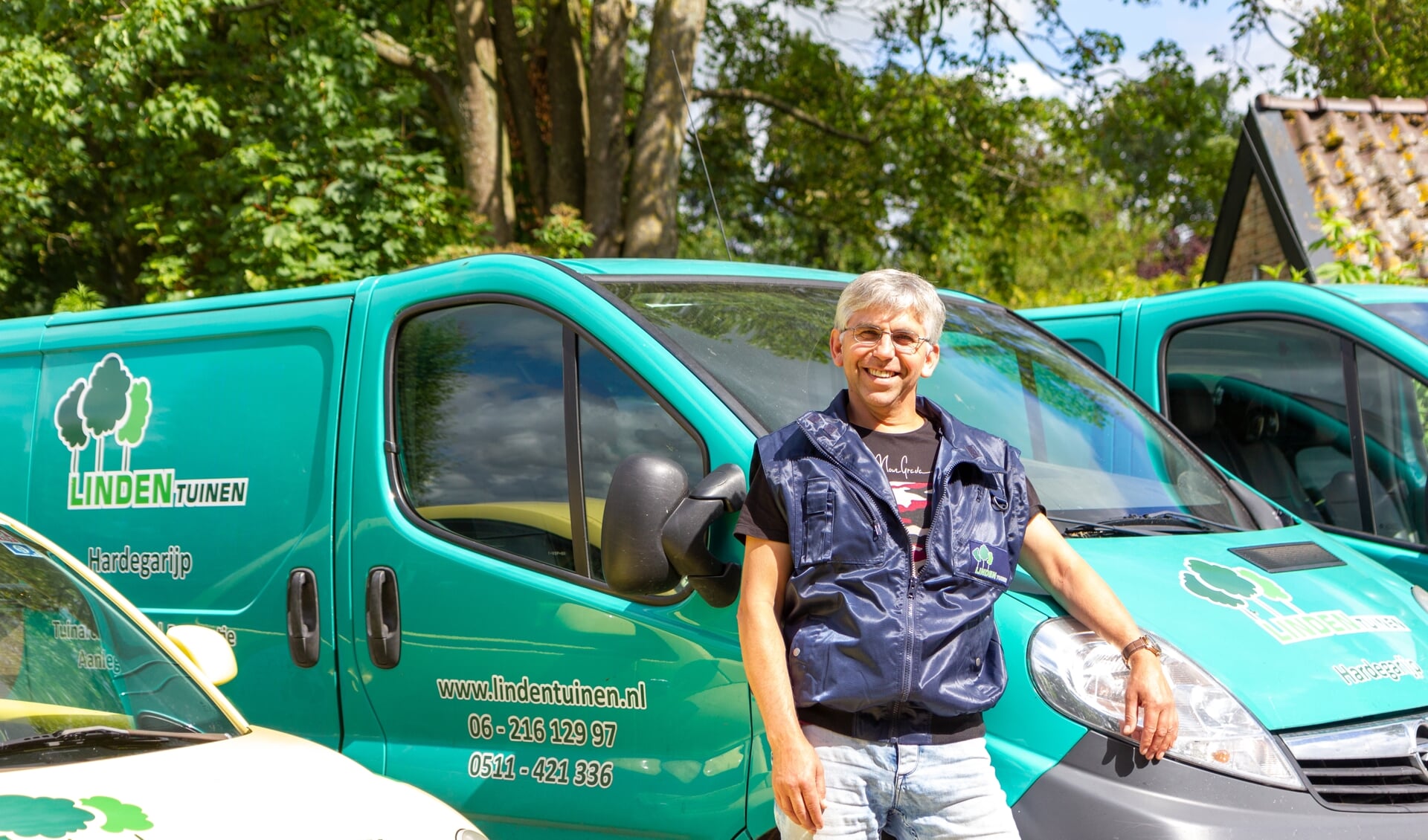 Ondernemer Gert van der Linden is al meer dan vier decennia actief in de boomkwekerij- en hovenierssector.