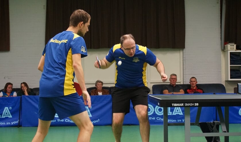 Dubbelpartners Thomas Kuijer (links) en Peter Verweij.