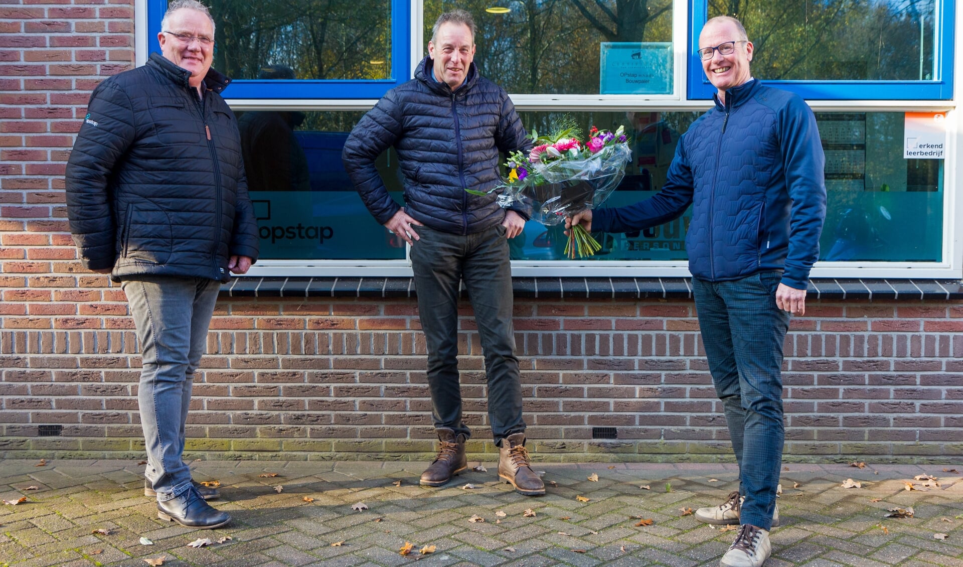 Van links naar rechts: Tjemme van der Meer, Wibo Douma en Klaas Bakker.