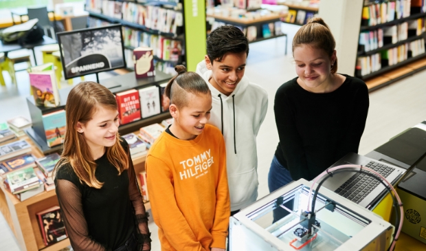 Een 3d print maken van een foto is één van de activiteiten van de bibliotheek.
