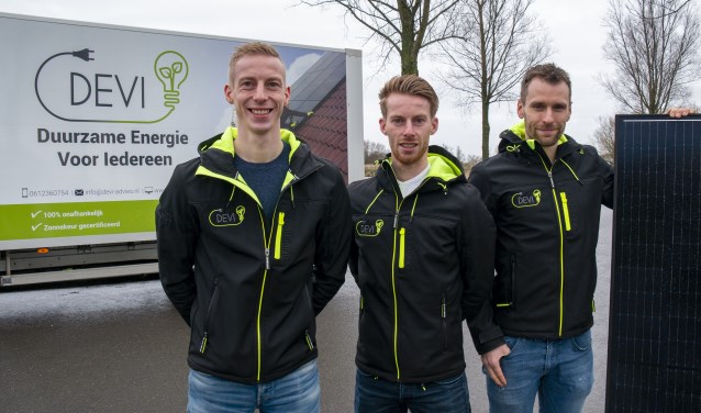 Hessel van der Wal, Jille van der Wal en Jelmer Beerda van DEVI in Buitenpost voor onafhankelijk advies op maat.