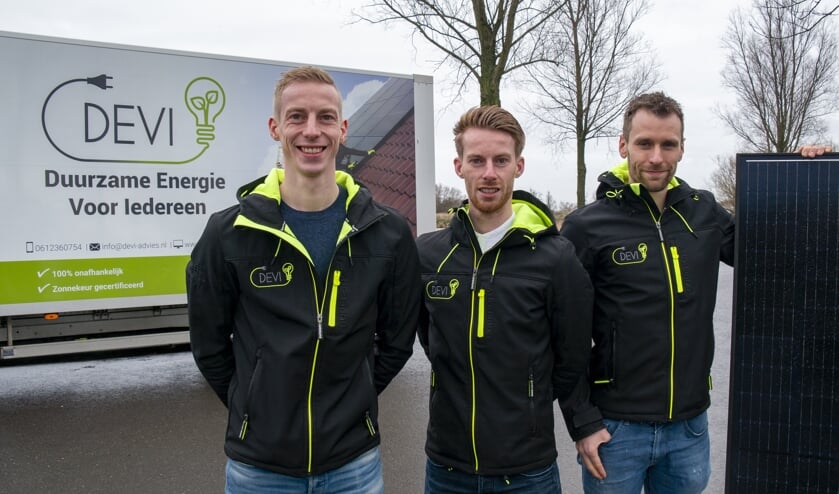 Hessel van der Wal, Jille van der Wal en Jelmer Beerda van DEVI in Buitenpost voor onafhankelijk advies op maat.
