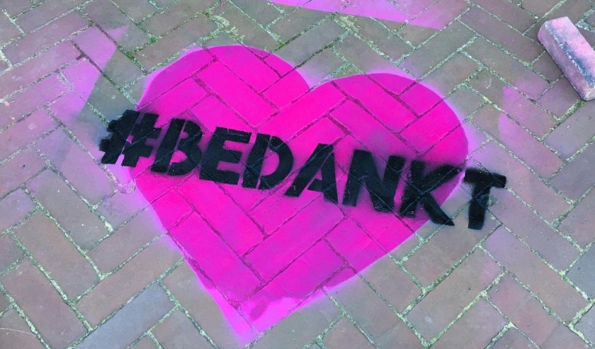 Met de harten met #bedankt wil KEaRN iedereen die zich tijdens deze bizarre tijd inzet en doorwerkt een hart onder de riem steken.