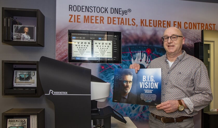 "Dankzij B.I.G. VisionTM van Rodenstock zijn wij nu in staat om brillenglazen te maken die zijn afgestemd op de biometrische data van elk individueel oog", zegt Wytse van Optiek Freiberger in Burgum.