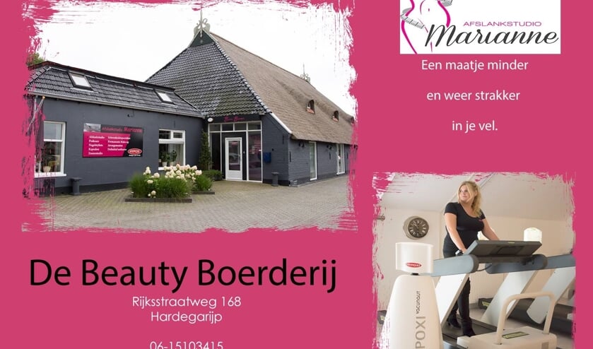 De Beautyboerderij aan de Rijksstraatweg in Hurdegaryp.