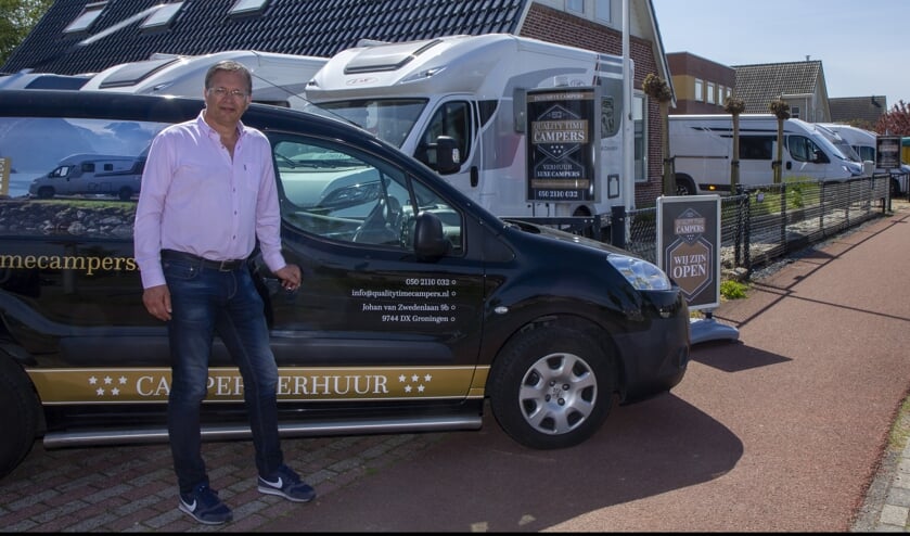 Wildrik Bouman van verhuurbedrijf Quality Time Campers: "In coronatijd zijn campers een prima optie om toch op vakantie te gaan."