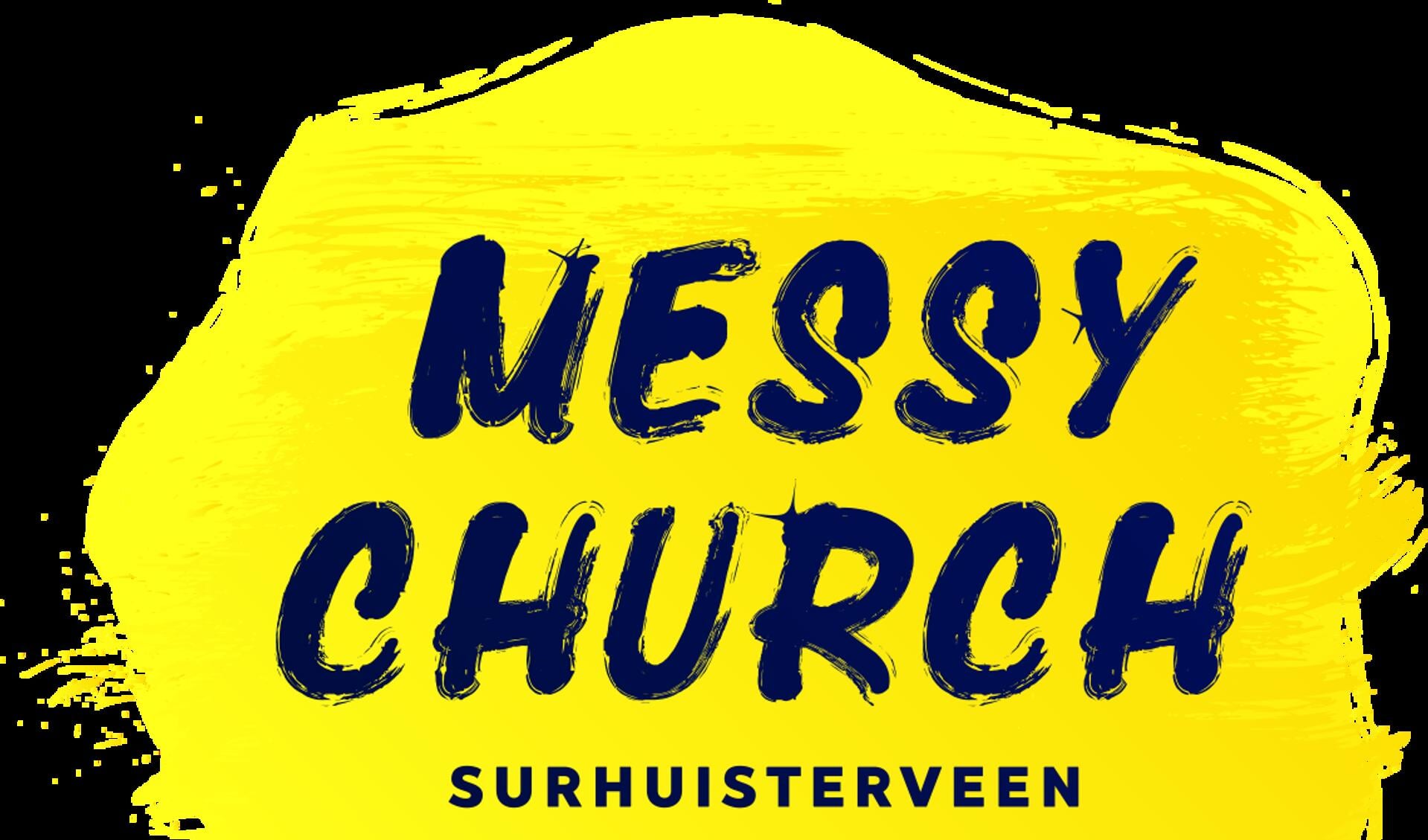 Het logo van Messy Church.