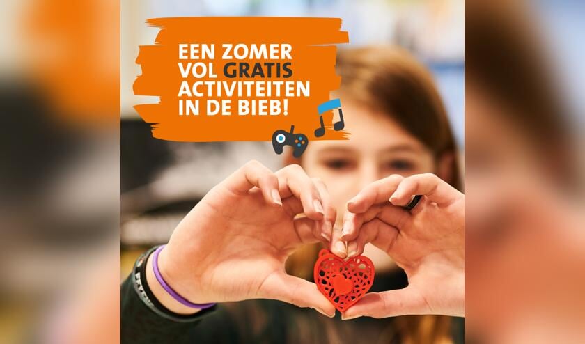 In de bibliotheken zijn zomeractiviteiten voor jongeren.