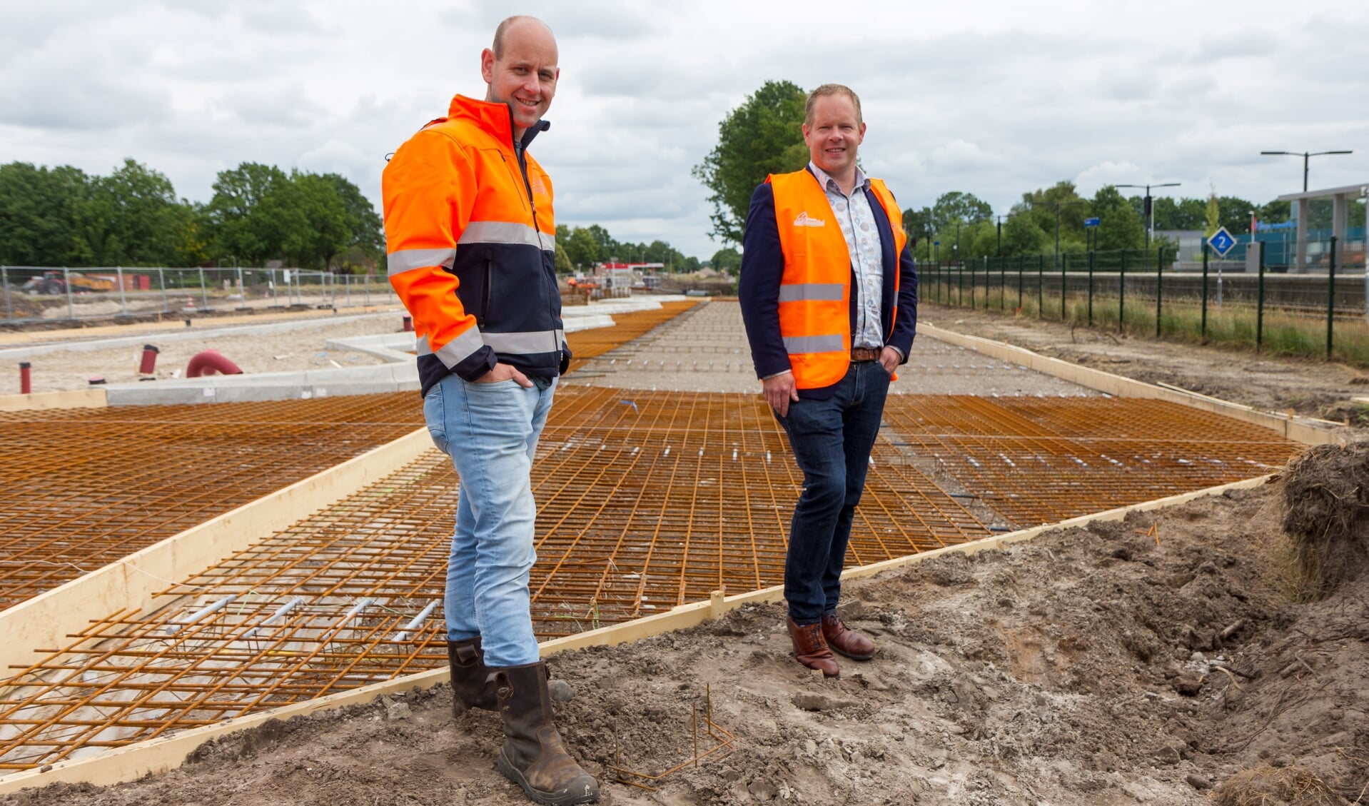 De samenwerking tussen projectleider Boele Dijkstra en wethouder Kees Wielstra verloopt vlekkeloos. Wielstra heeft ook een achtergrond in de civiele techniek. 