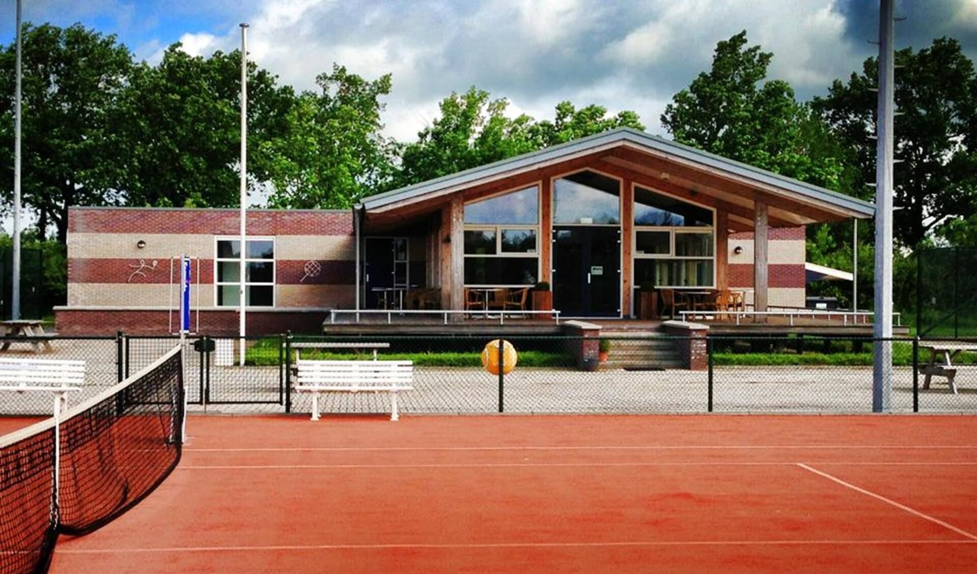 Het tenniscomplex van TSO.
