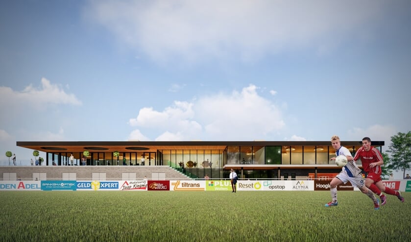 'Artistieke impressie' van de Nije Westermar van de architect.
