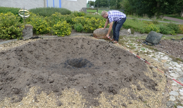 Kramer in de Museumtuin in Burgum.