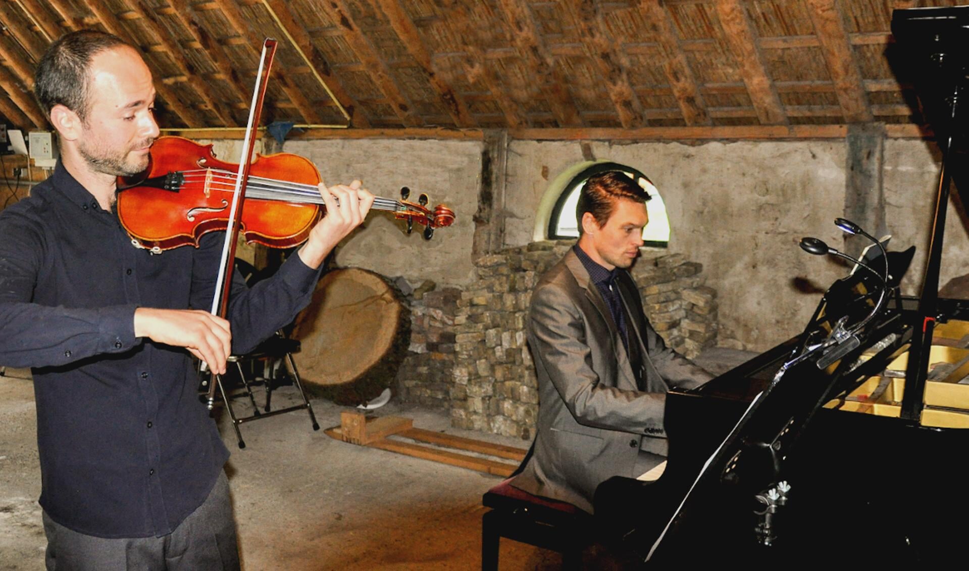 Violist Dmitry Ivanov en pianist Frans Douwe Slot.