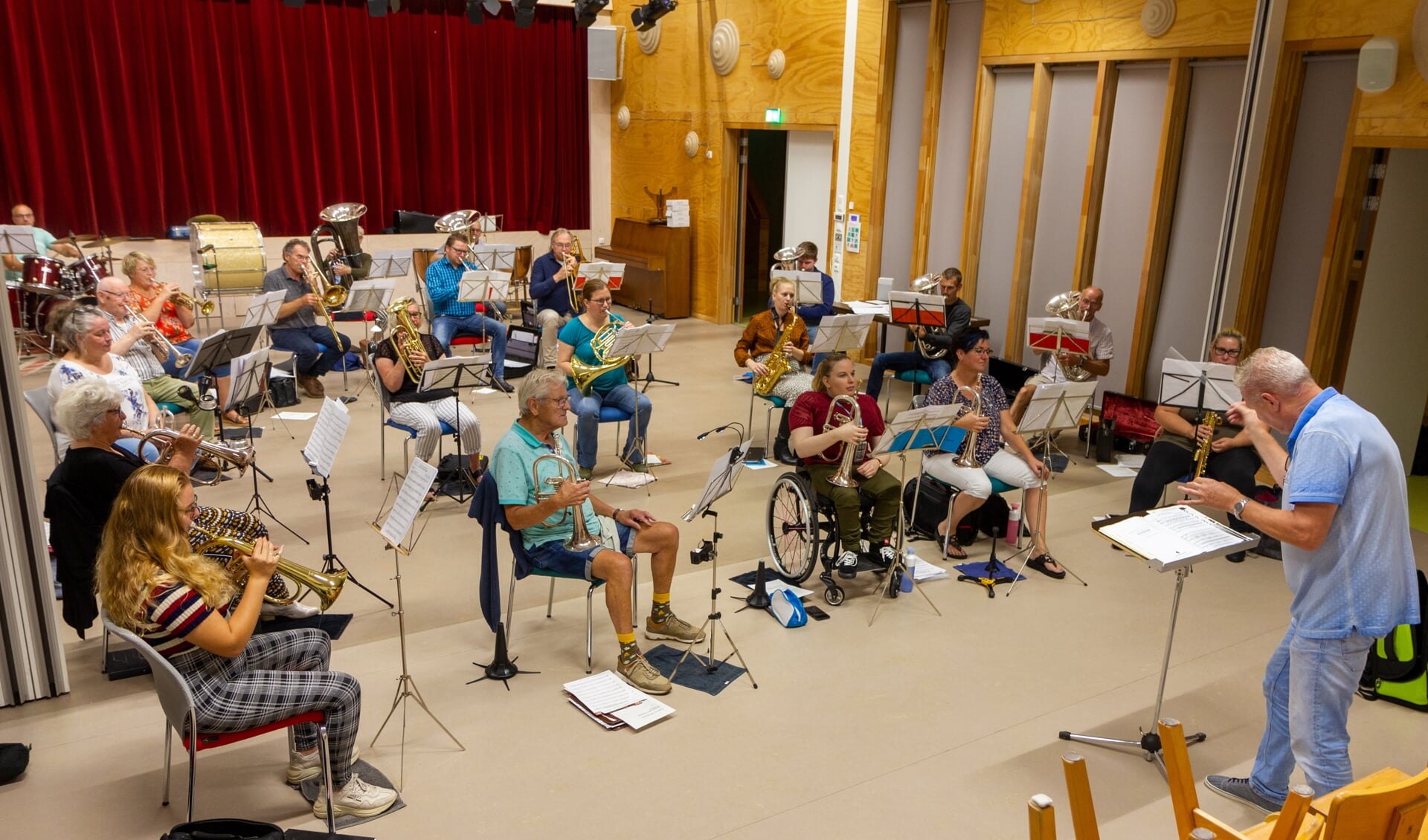 Een repetitie van Polyphonia in Rottevalle.