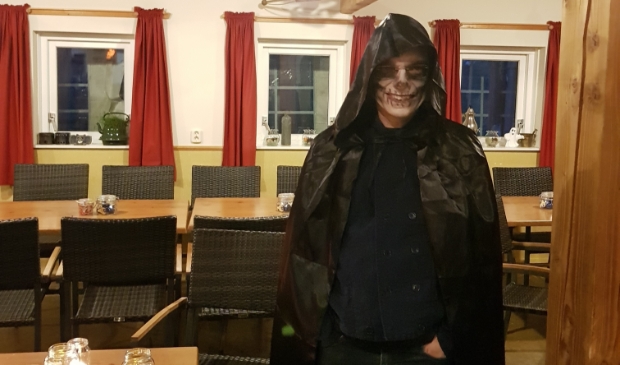 <p>Een 'spook' in De Spitkeet.</p>
