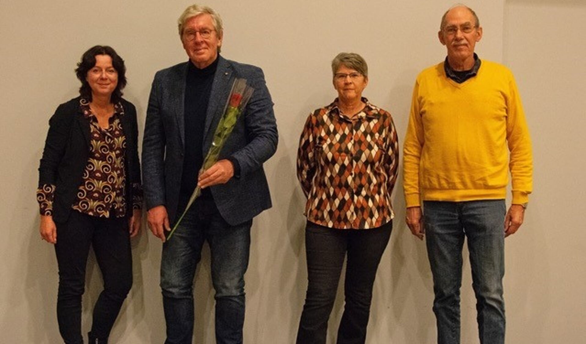 V.l.n.r.: Aleida Agema, Peter van de Hoef, Sofie Kleinhuis en Harke Heida.