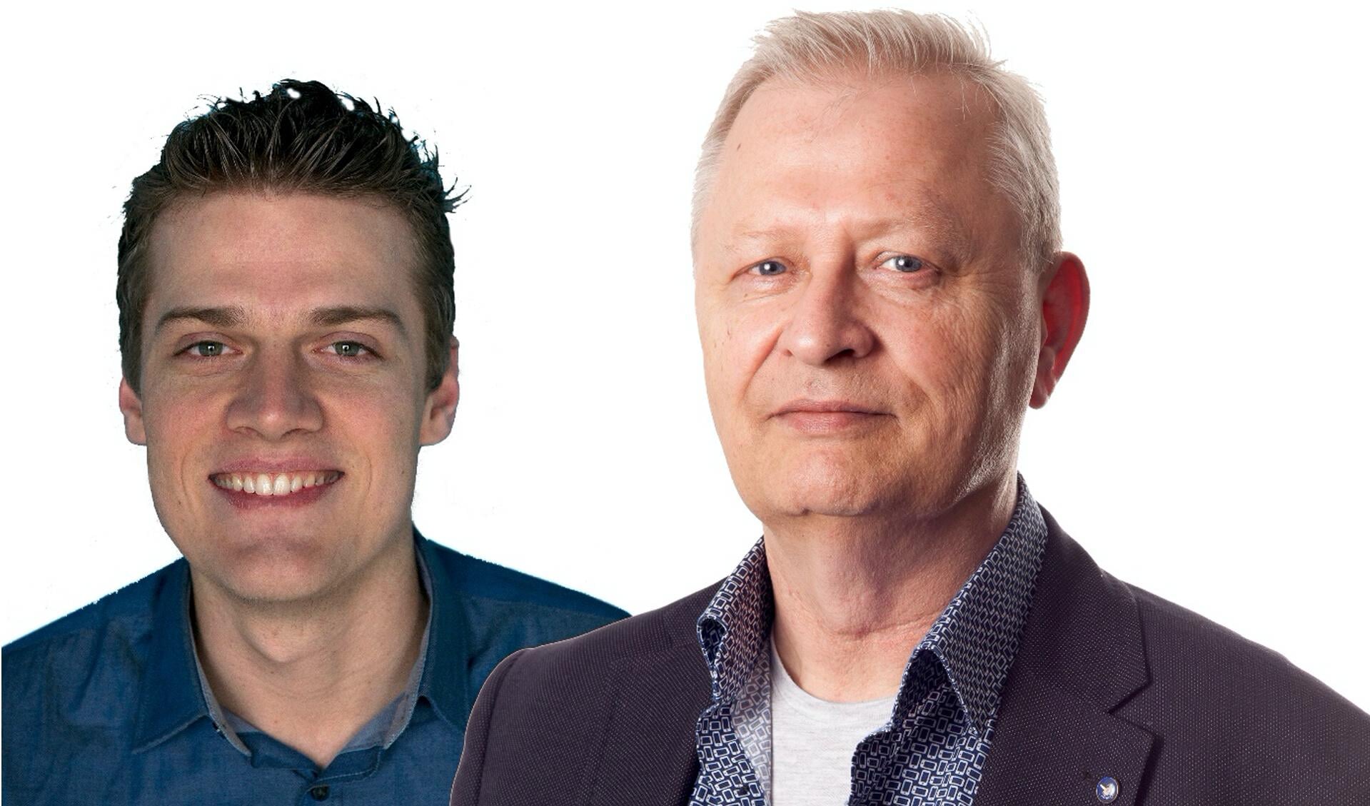Administrateur Sietse Meijer en directeur Sjuk Veenstra.