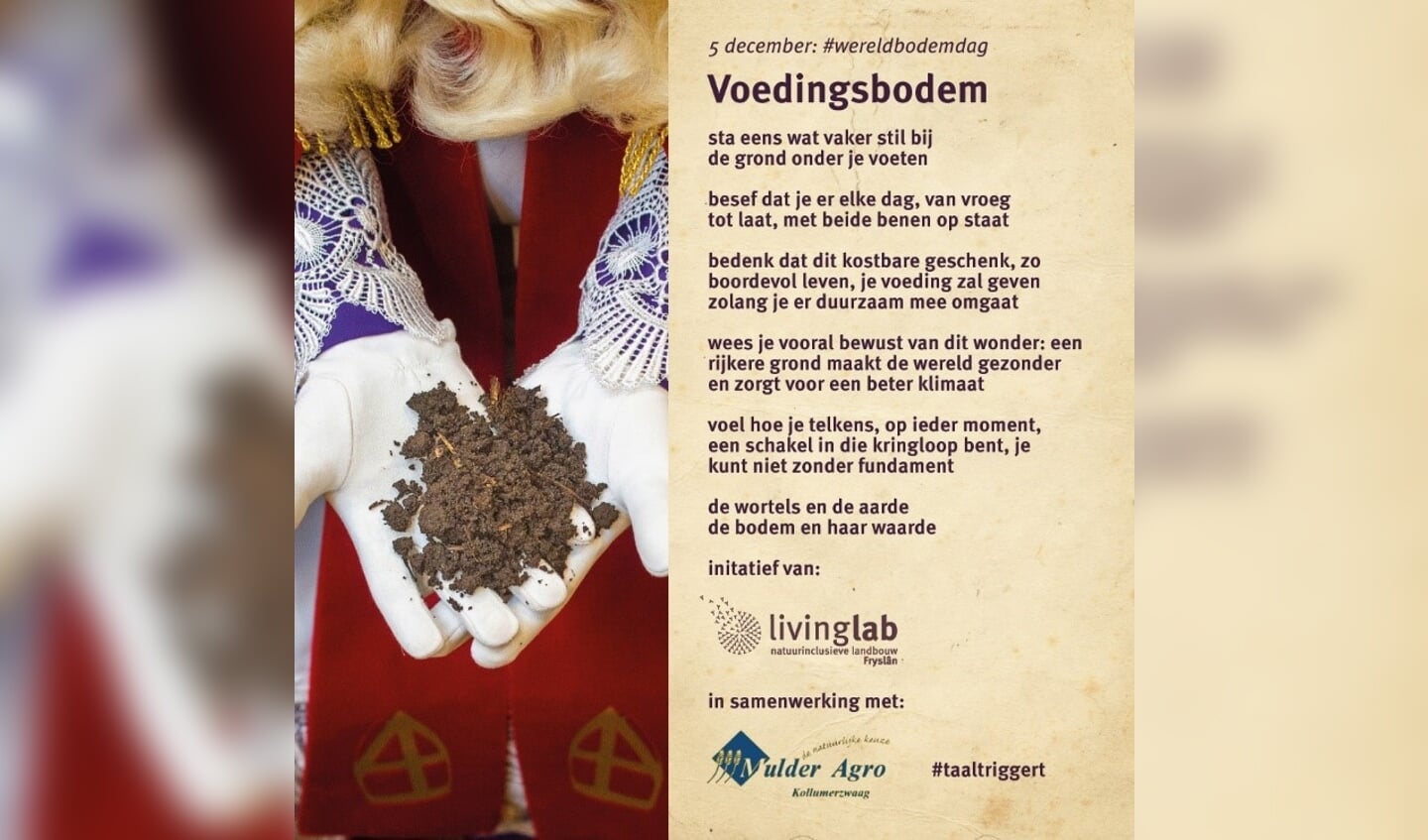 Het gedicht dat Sinterklaas voorleest in het videofilmpje dat in dit artikel vermeld staat.