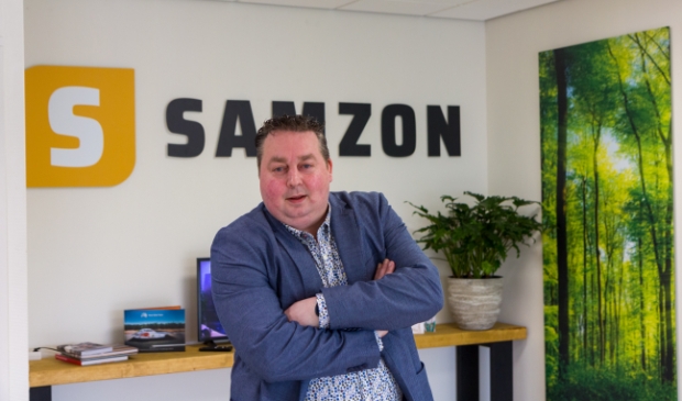 Directeur Hylke van der Wal in de vernieuwde showroom.