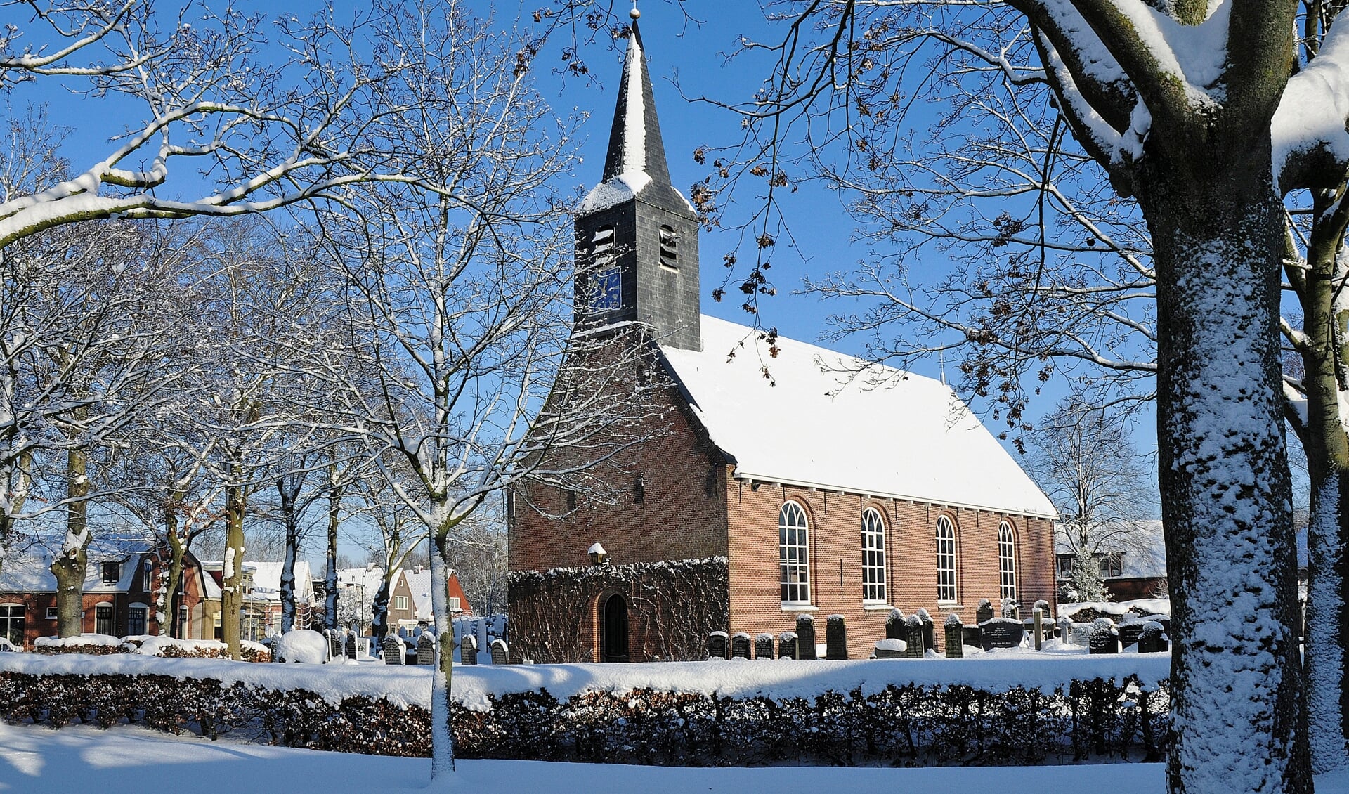 De voormalige Hervormde kerk Rottevalle, nu eigendom van de Stichting Âlde Fryske Tsjerken. 