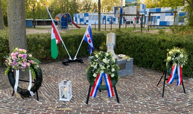 <p>Een archieffoto van de herdenking</p>