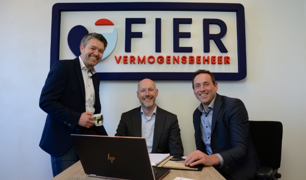 <p>Bram Bakker, Johan IJsbrandij en Thijs van Keimpema.</p>