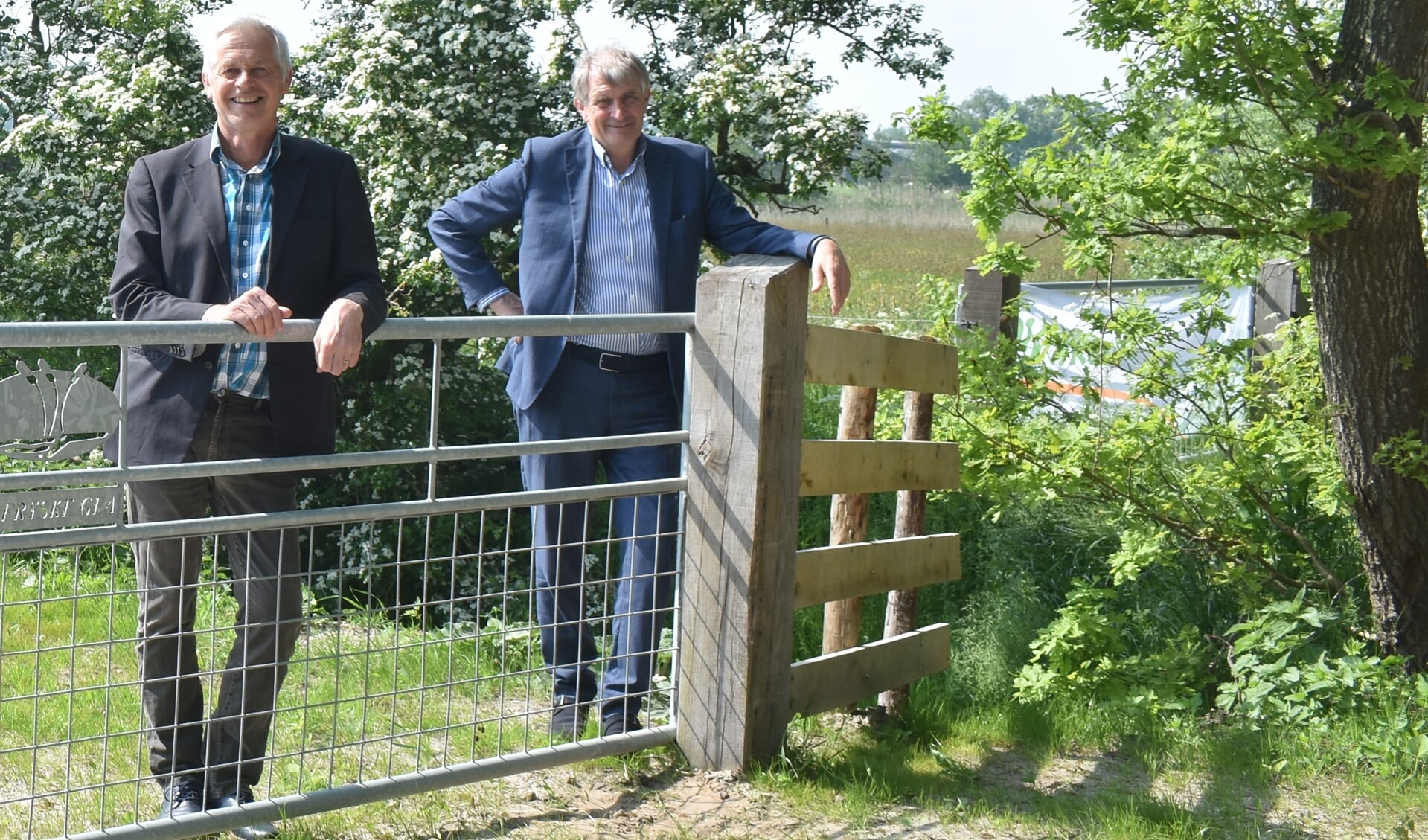 Henk de Vries (links) en Douwe Hoogland.