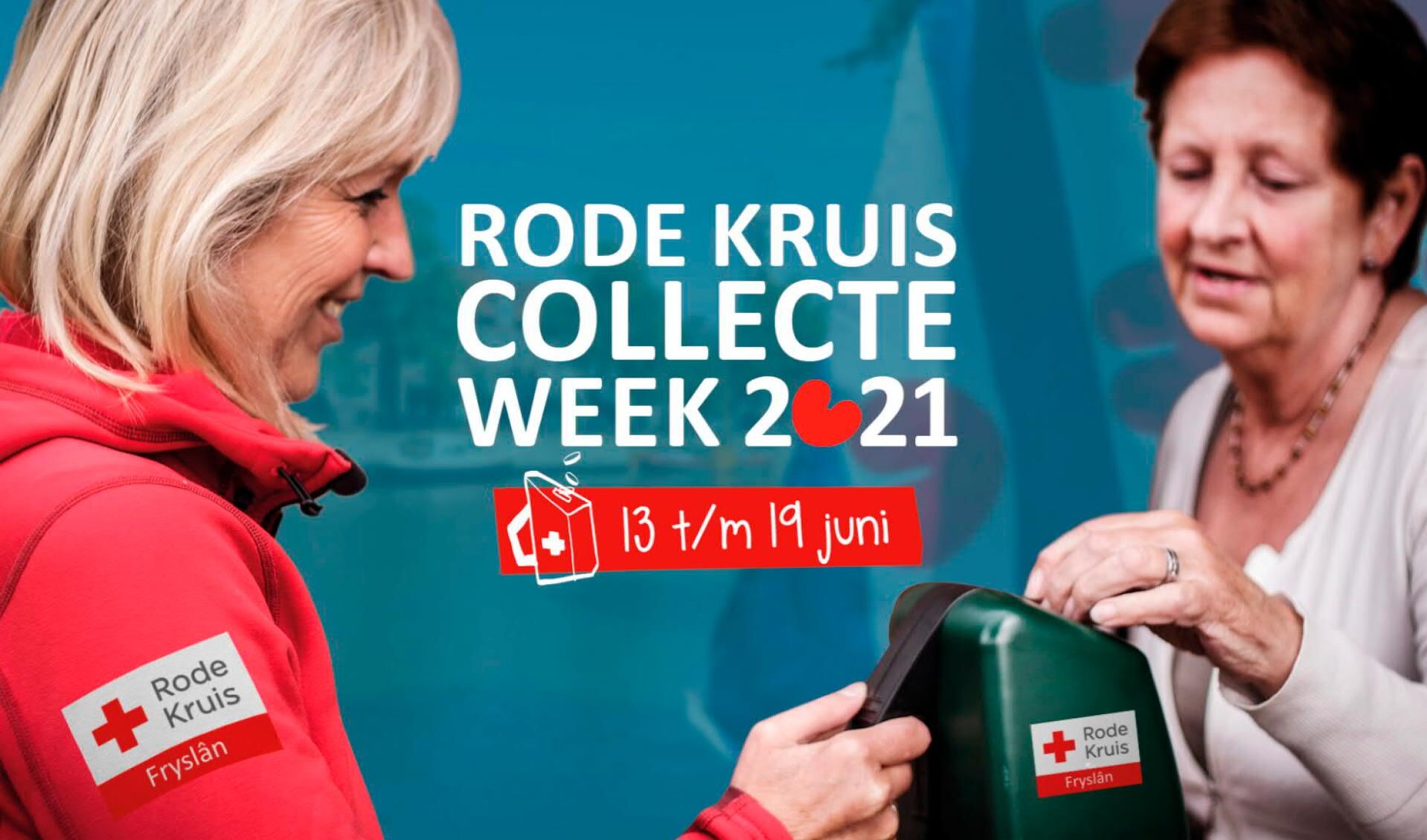 De Rode Kruis Collecteweek is van 13 t/m 19 juni 2021.