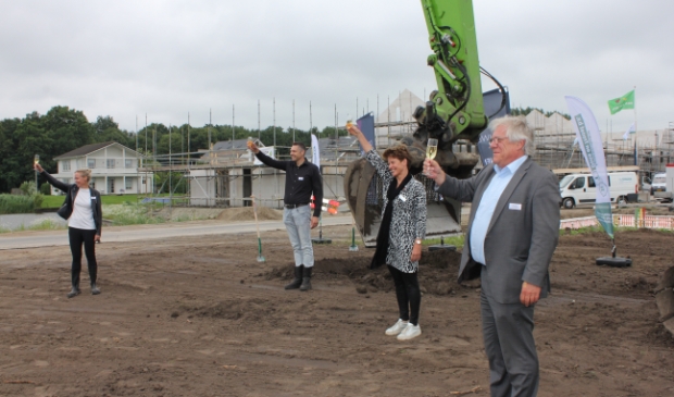Een toost op het bereiken van het hoogste punt.