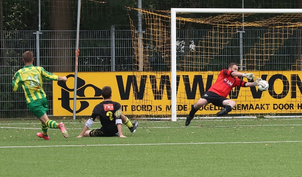 De bekerwedstrijd ONT-Harkema Opeinde was af en toe flink spannend.