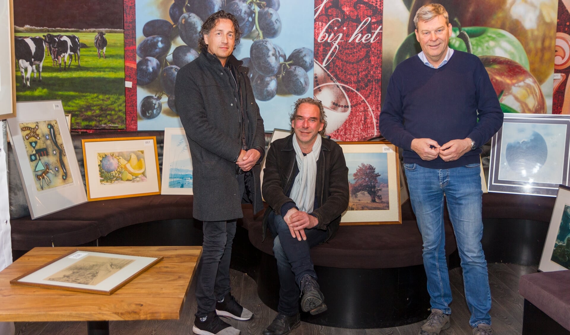 Van links naar rechts: Frank van Dijk, Pieter Willem Meinema en Klaas Agricola. 