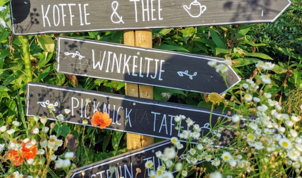 Pluktuin Vreedebest onderdeel van winkeltjesroute.