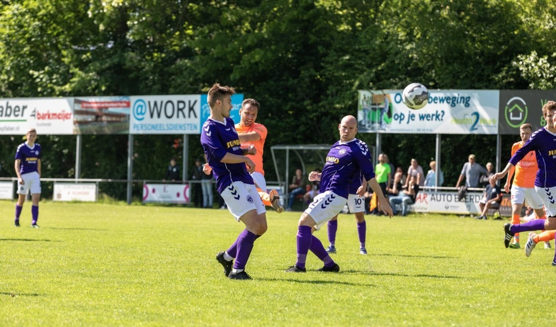De oranjehemden van VV Kollum mogen aantreden voor de nacompetitie na verlies tegen FC Wolvega.