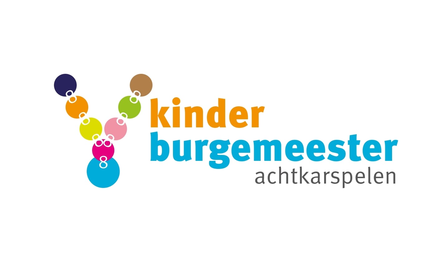 Logo van de kinderburgemeester in Achtkarspelen.