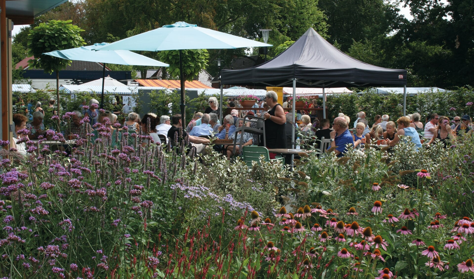 Een vorige editie van de Natuurmarkt in De Kruidhof.