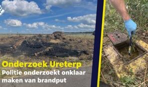 Brandput onbruikbaar gemaakt nabij aangestoken bermbranden