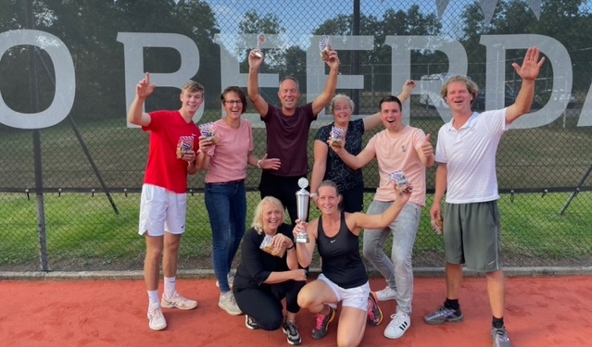 Het team van Kollumer Tennis Club.